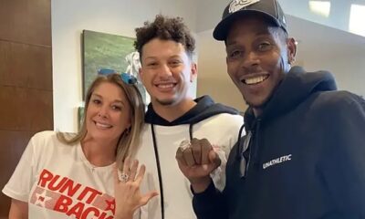 Mahomes family celebrates new addition in spite of recent legal trouble
